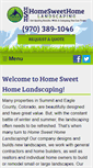 Mobile Screenshot of homesweethomelandscaping.com